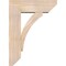 Ekena Millwork Thorton Slat Smooth Bracket w/ Offset Brace, Douglas Fir, 7 1/2"W x 22"D x 30"H BKT0806X22X30THR06SDF - alternate 3